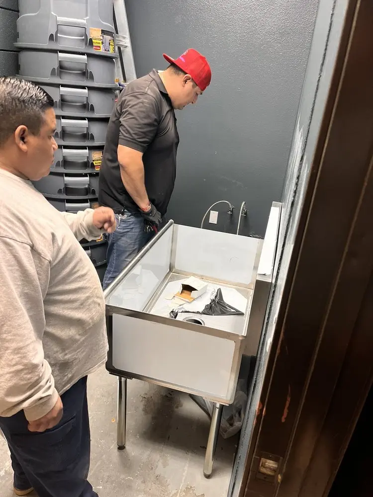 Commercial plumbing and sink installation in Scituate