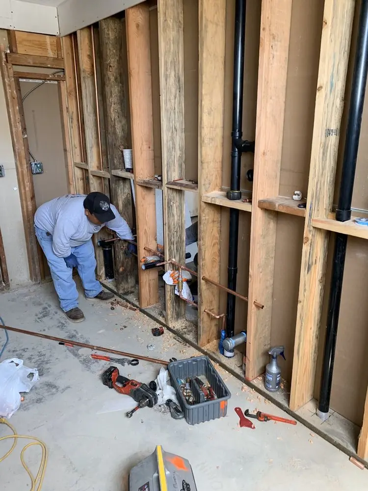 Commercial rough-in plumbing for Gas Line Repair in Scituate